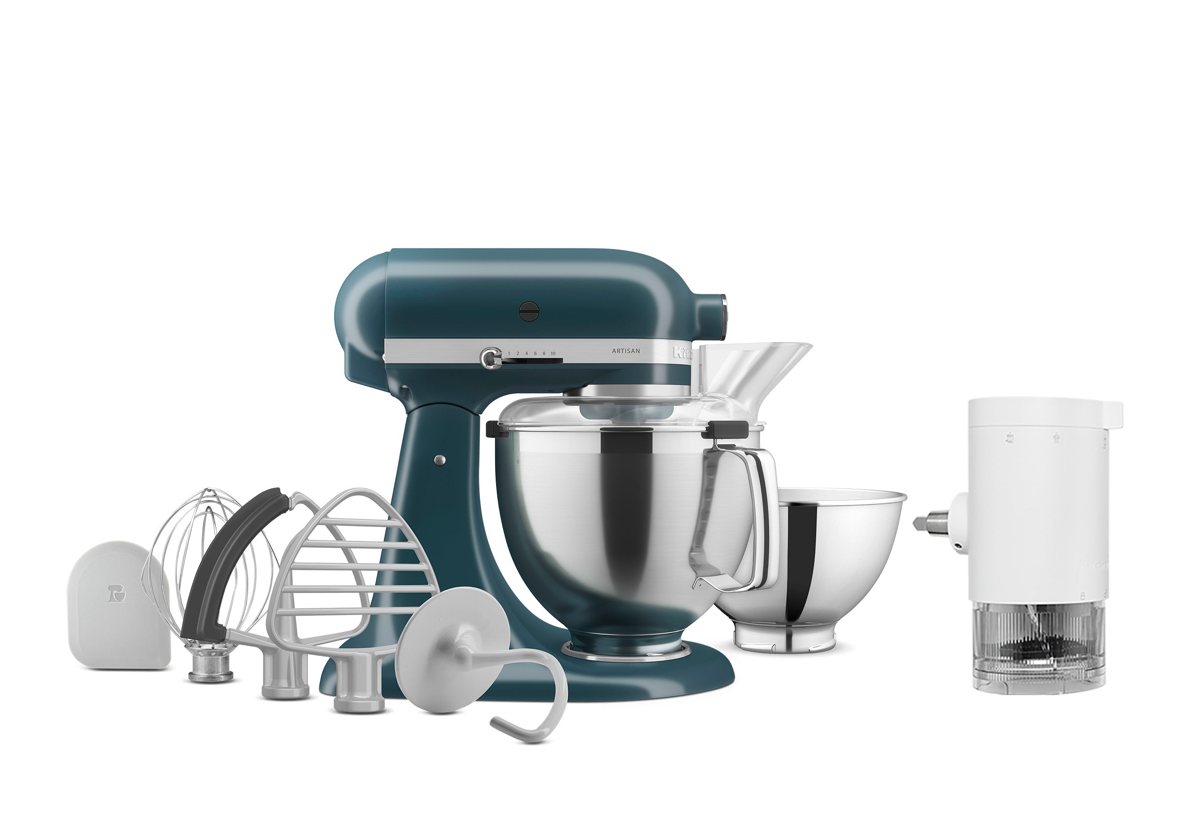 Artisan Tilt-Head Stand Mixer KSM195 + Ice Shave Attachment Bundle