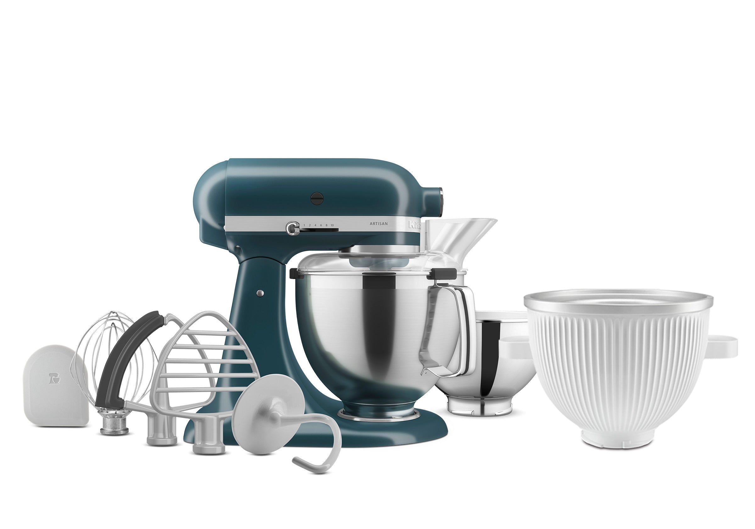 Artisan Tilt-Head Stand Mixer KSM195 + Ice Cream Bowl Bundle