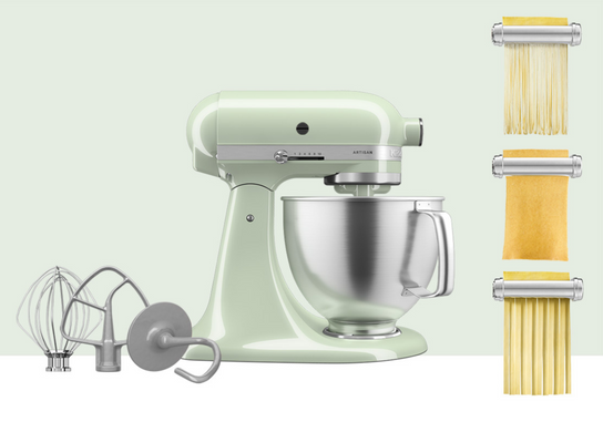Artisan Tilt-Head Stand Mixer KSM192 + 3 Piece Pasta Attachment Bundle