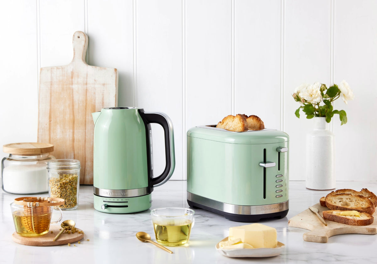 1.7L Variable Temperature Electric Kettle KEK1701 + 2 Slice Toaster ...