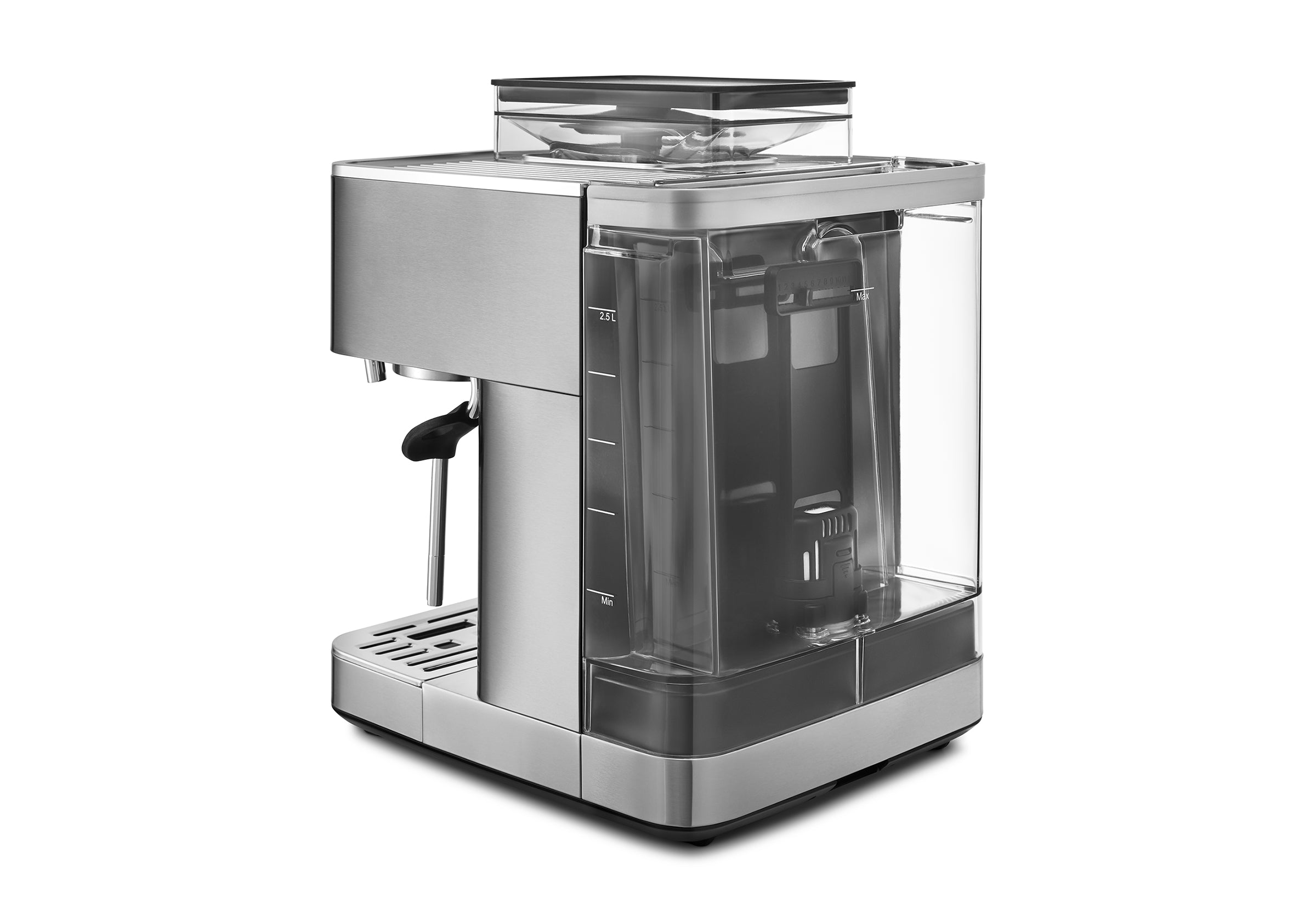 Semi Automatic Espresso Machine with Burr Grinder