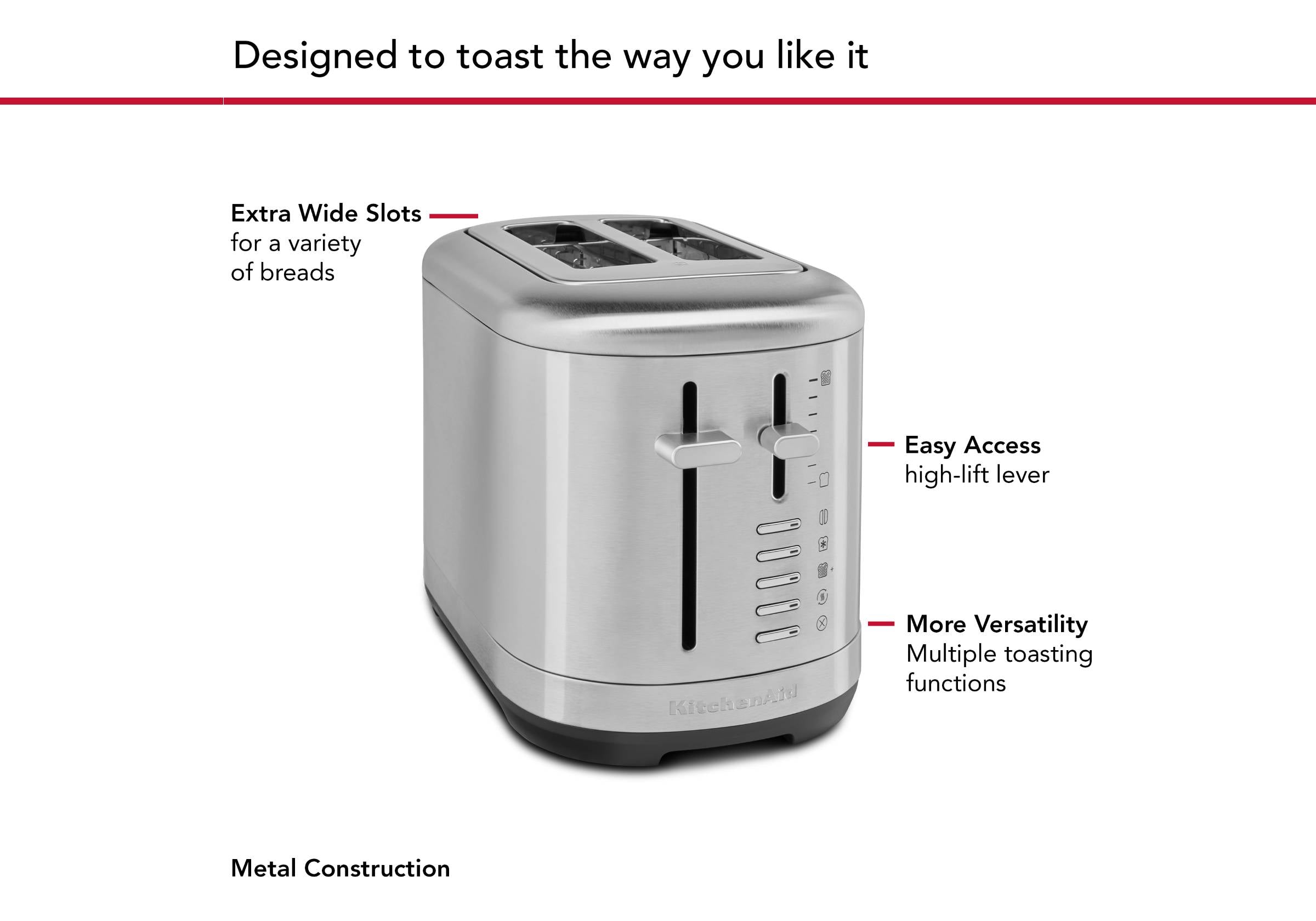 2 Slice Toaster KMT2109