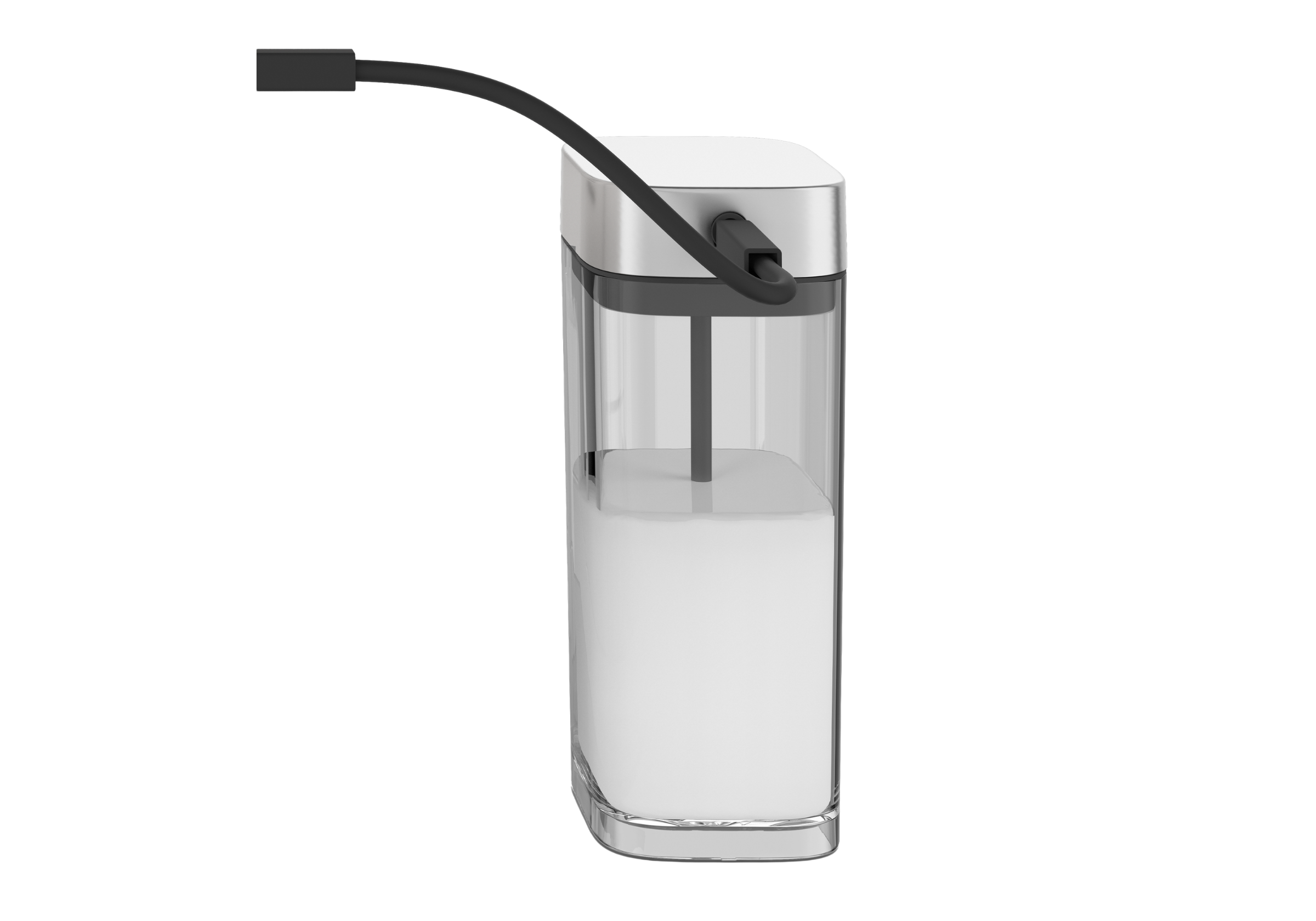 BPA-Free Milk Container with Hose and Lid