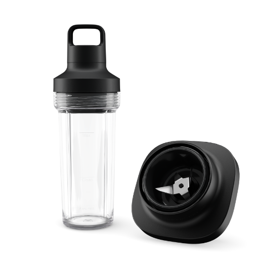 500ml personal blender jar with travel lid and blade assembly