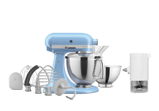 Artisan Tilt-Head Stand Mixer KSM195 + Ice Shave Attachment Bundle