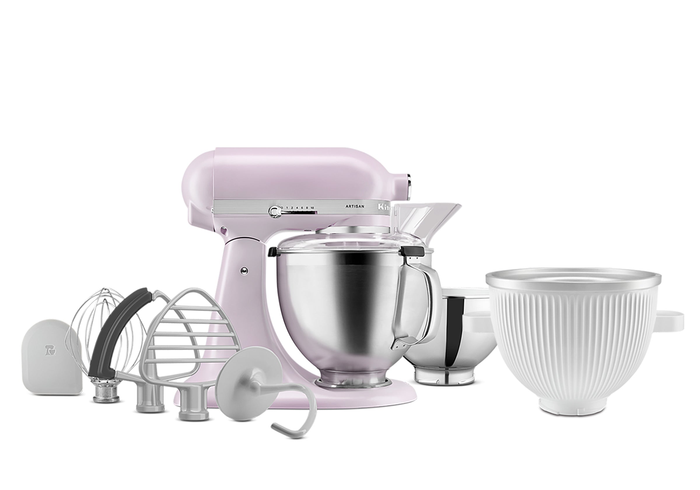 Artisan Tilt-Head Stand Mixer KSM195 + Ice Cream Bowl Bundle