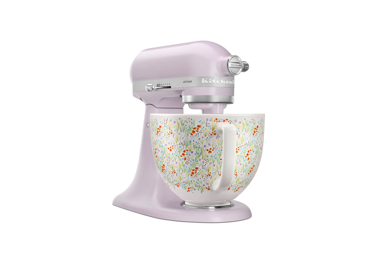 Artisan Tilt-Head Stand Mixer with Wildflower Ceramic Bowl KSM156 ...