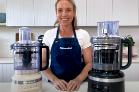 Training with Bel: Food processor set up