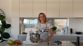Training with Bel: Vegetable sheet cutter attachment