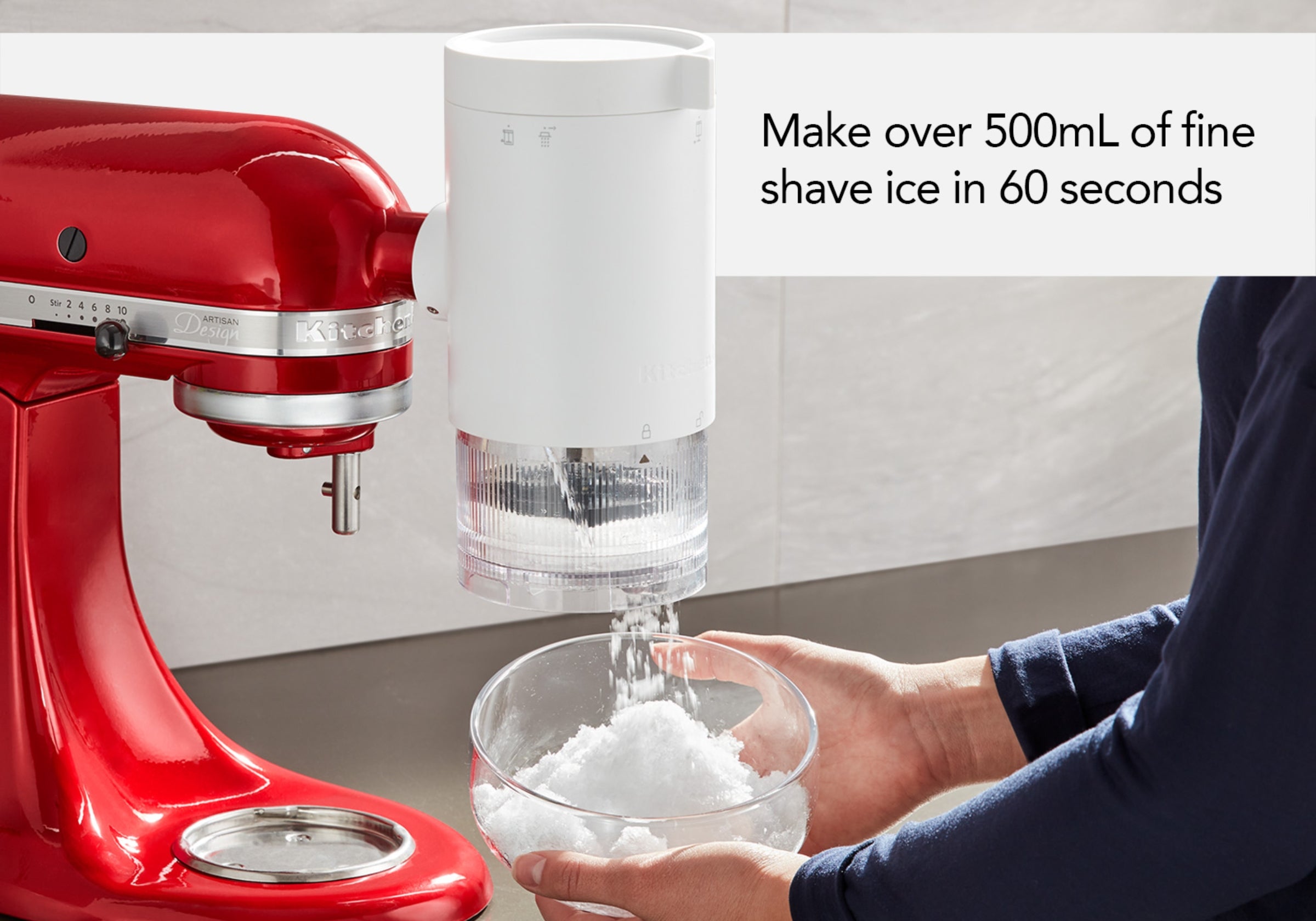 Shave Ice Attachment for Stand Mixer 5KSMSIA