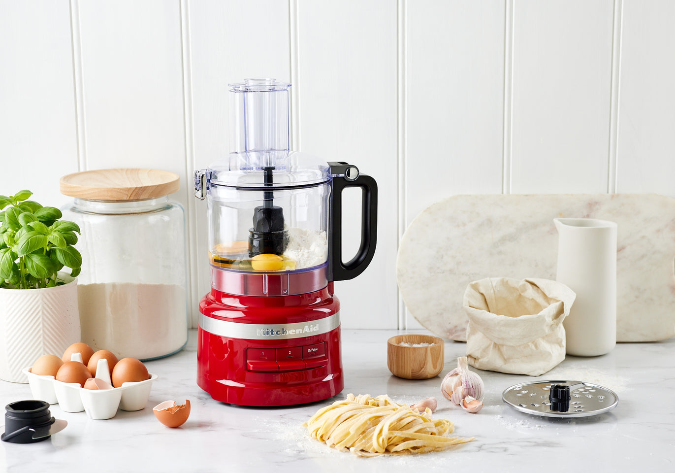 KitchenAid 7 Cup Food Processor in Red