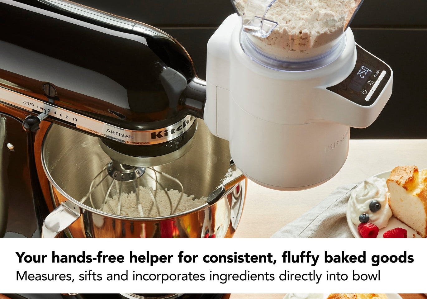Sifter + Scale Attachment KSMSFTAA KitchenAid Australia