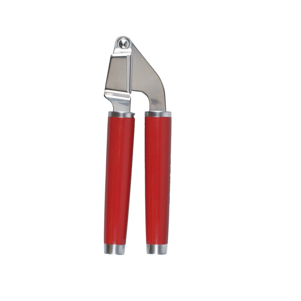 Classic Stainless Steel Garlic Press Empire Red