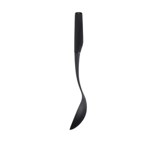 Soft Touch Slotted Spoon Black