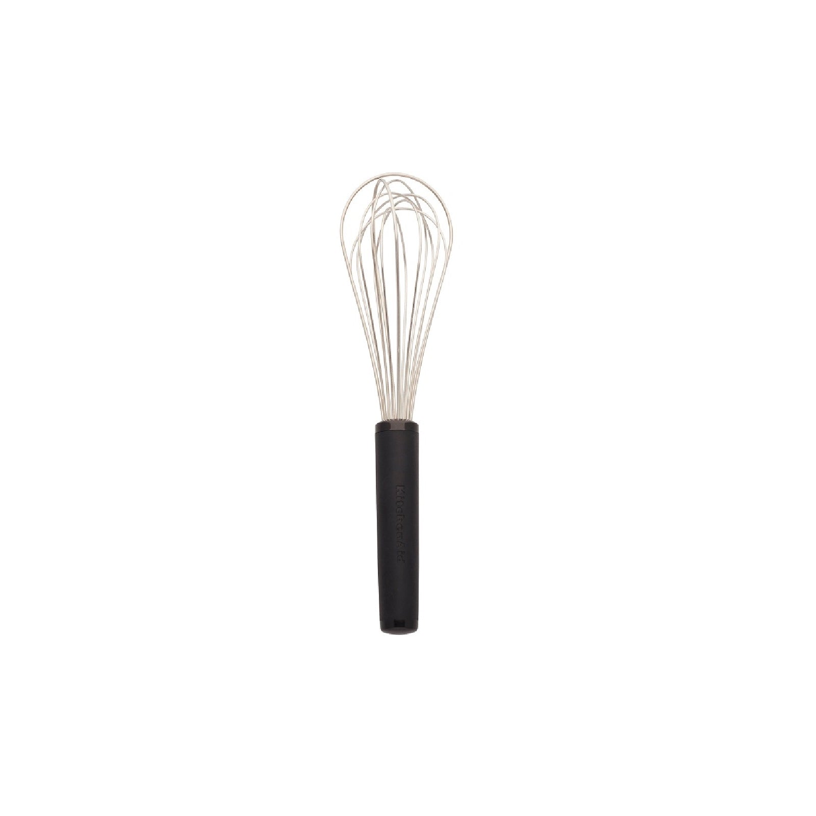 Soft Touch Stainless Steel Whisk Black