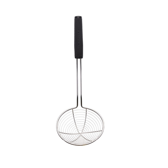 Soft Touch Wire Strainer Black