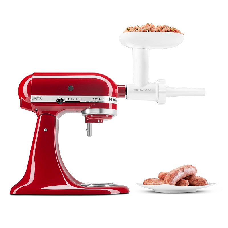 Kitchenaid food grinder attachment for stand mixer with bonus sausage stuffer hotsell