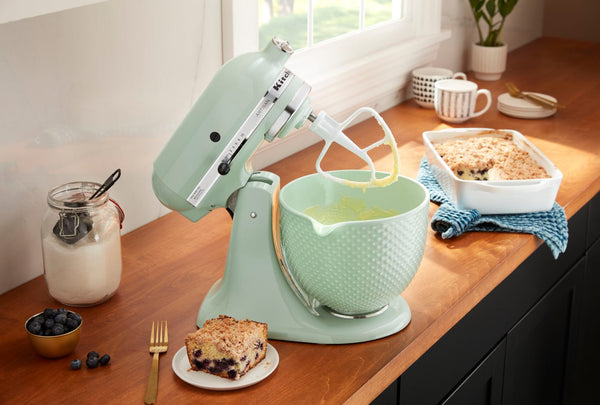 4.7L Dew Drop Ceramic Bowl for Tilt-Head Stand Mixer 5KSM2CB5TDD