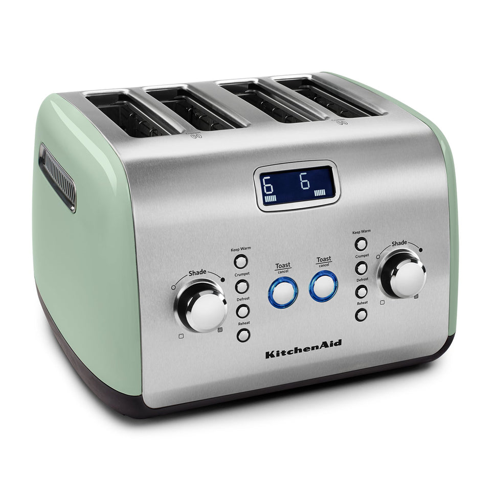 4 Slice Artisan Automatic Toaster - Pistachio Refurb KMT423