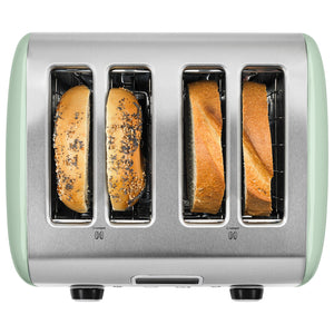 4 Slice Artisan Automatic Toaster - Pistachio Refurb KMT423