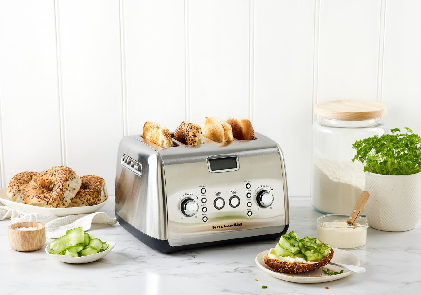 KitchenAid Digital 4-Slice Toaster #KMT423