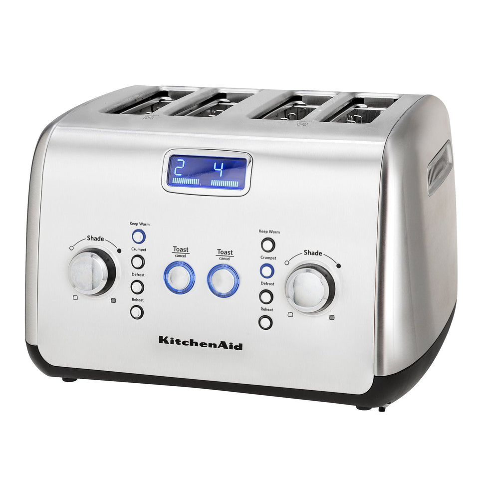 Refurbished 4 Slice Artisan Automatic Toaster Stainless Steel KMT423