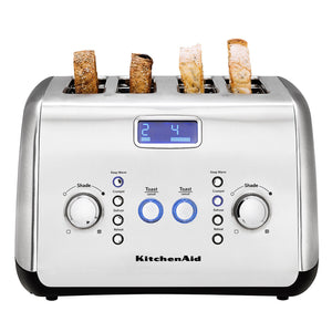Refurbished 4 Slice Artisan Automatic Toaster Stainless Steel KMT423